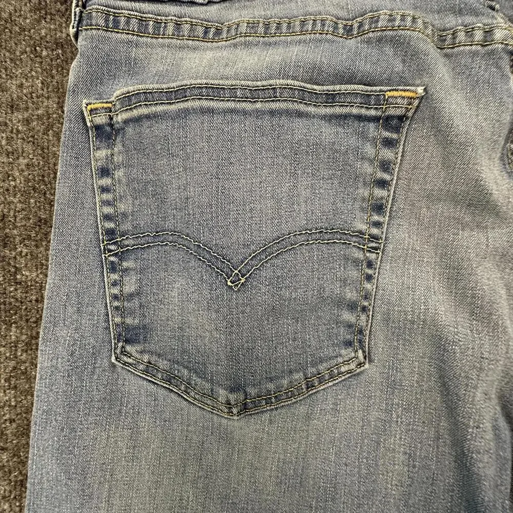 Levi's 505 Men's Jeans W36 L30 Light Wash Denim‎ #189